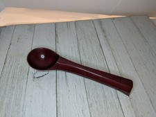 Vintage HERSHEY'S SYRUP Red Burgundy Color Plastic Advertising Ice Cream Scoop