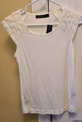 Stunning The Limited womens Cream Cap Ruffle Sleeve Blouse
