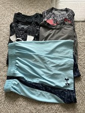 Boys Shirts And Shorts Qty 5 Under Armour And Nike Size M