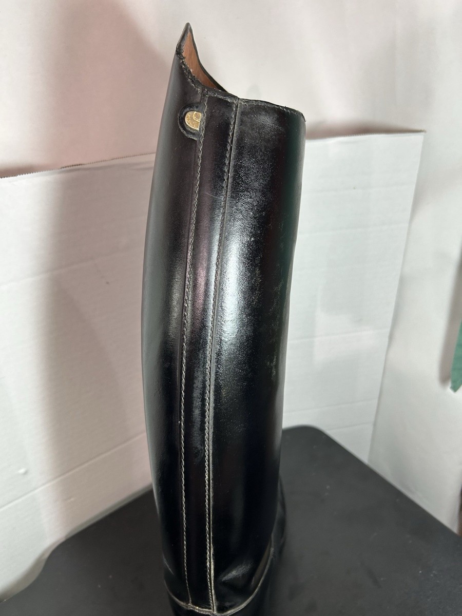 Bottes D'équitation Hautes Cavallo – Cuir Noir, Taille UK 4, Fabriquées En Allemagne