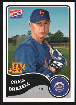 2003 Topps Bazooka #122b - Craig Brazell VAR - New York Mets  03-118