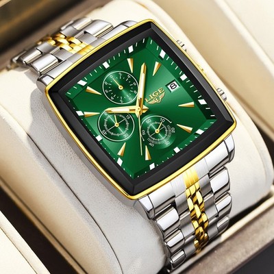 Men's Watch Stainless Steel Quartz Date Luminous Chronograph Classic Man Watches