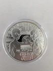 We'll Be Back UFO Alien 1 Ozt .999 Fine Silver Round Osborne Mint