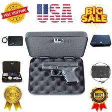 Firearm Safety Devices - - Keyed Steel Lockable Gun Case & Security Box – Hea...