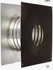 SELKIRK CORP 243460 3-Inch Pellet Wall Thimble