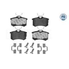 Satz Bremsbeläge Bremsklötze hinten für Renault Twingo 2 CN0 Wind E4M | 24446