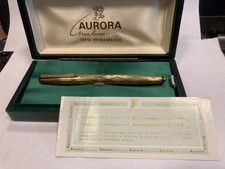 STILOGRAFICA AURORA GRAN LUSSO IN ORO 333/1000 8 Kt PENNINO ORO 14 Kt CVEV
