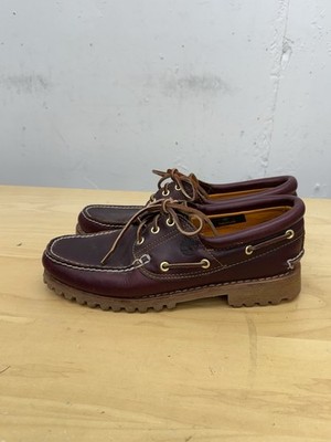 Timberland 3 Eye Classic Lug Oxblood Burgundy Boat Shoes Timberland 3 Eye Classic Lug Oxblood Burgundy Boat Shoes