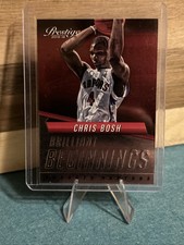 2015-16 Panini Prestige Brilliant Beginnings Chris Bosh #36 HOF 🏀🔥🫡