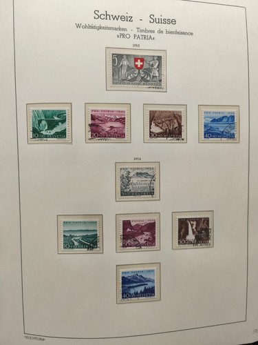 Schweiz Pro Patria 1953-1956