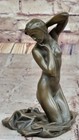 Carne Mujer Figura Desnuda Niña Bronce Estatua Escultura Art Déco By Mavchi Obra
