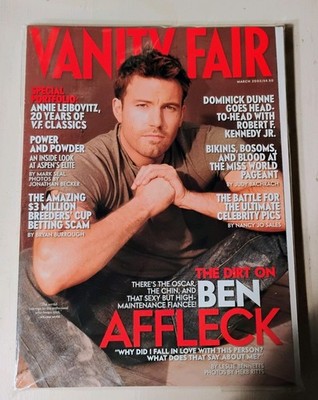 Vanity Fair March2003 Jeffrey Epstein Report/Ben Affleck/RFKJr. Archival Storage
