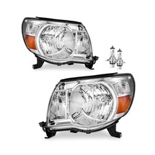 Headlights Assembly Compatible with 2005-2011 Toyota Tacoma Headlamp Replacem...