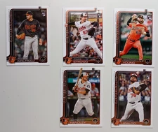 2025 Topps Update Baltimore Orioles RC:Hiraldo/Handley/Wolfram/Young/Strowd