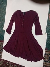 Forever 21 Long Sleeve Dress Purple In Color Size Small