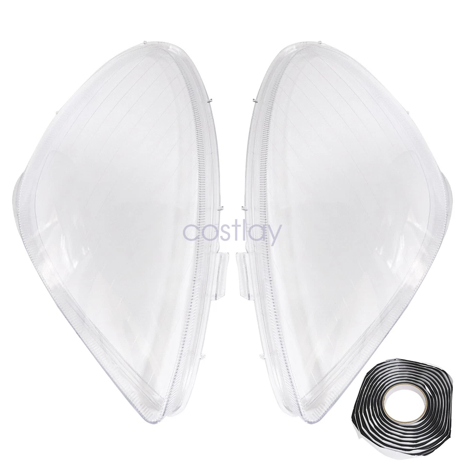 Cubierta de lente de faro lateral izquierdo y derecho para Mercedes-Benz Clase SLK R171 2005-11 Foto 3 de 4