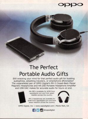Oppo - HA-2SE Headphones - Original Magazine Ad - 2017