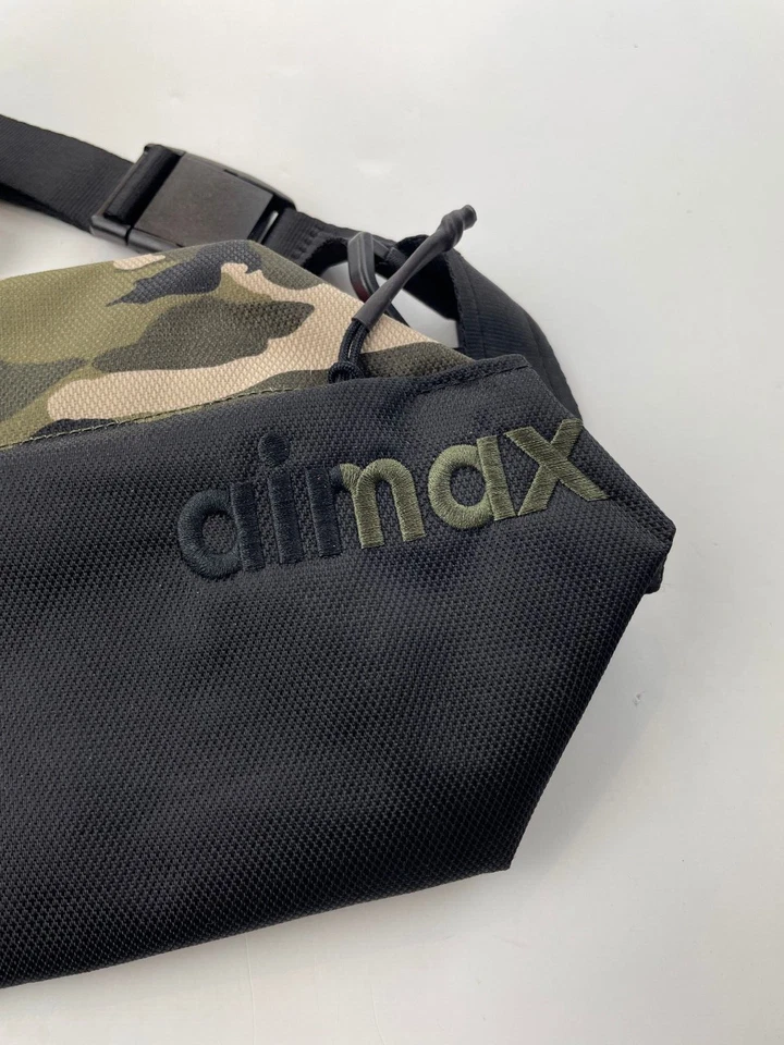 Riñonera Nike Air Max negra verde camuflaje unisex nueva sin etiquetas B72 Foto 2 de 4
