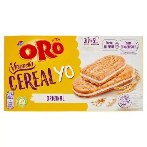 Cereal Yo Yogurt Classico Vitasnella Original Oro Biscotto Monoporzione
