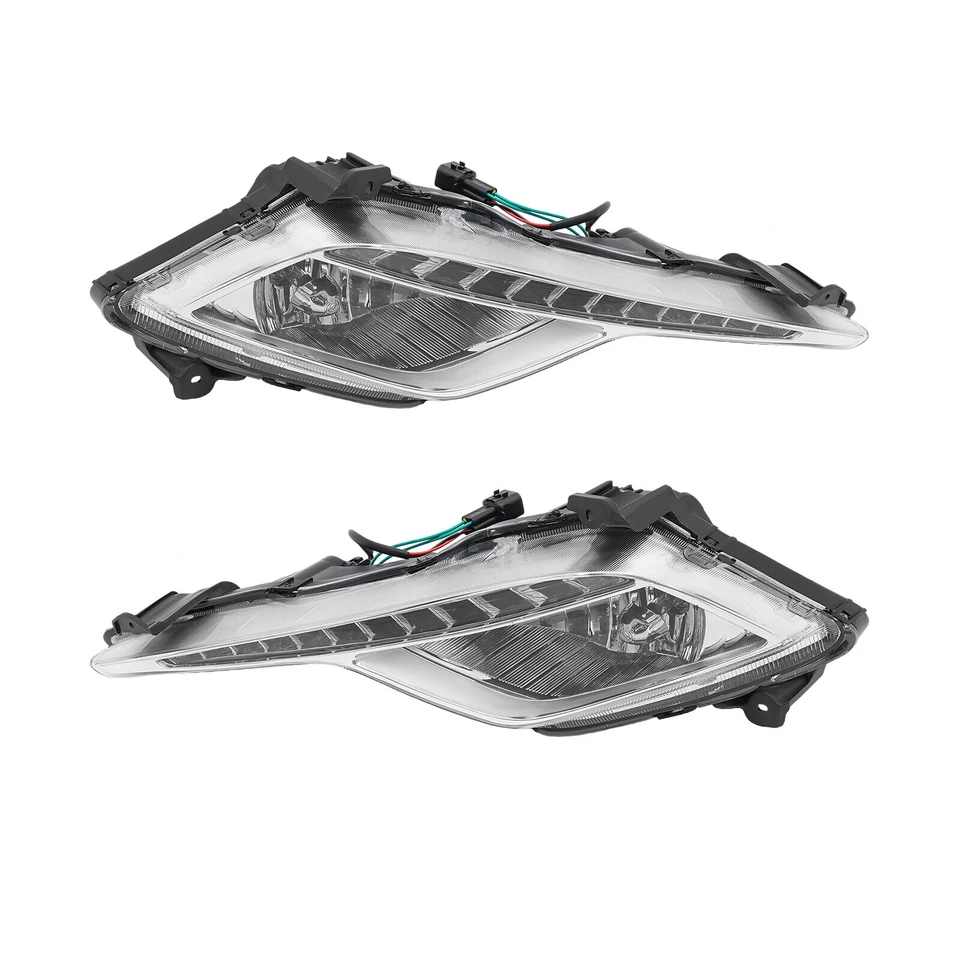 Fog Light Left + Right Fog Light Fog Light for 2013-2014 Hyundai Sonata - Image 3 of 4
