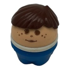 Little Tikes Toddle Tots Boy Brown Hair Blue Pants Chunky People Vintage