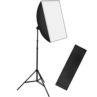 Studioleuchte Softbox Fotostudio Profi Studioset Alu Studiolampe Stativ + Tasche