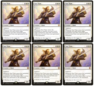 MTG ZNC C19 C20 C21 AFC NCC Sun Titan MINT (SELECT)