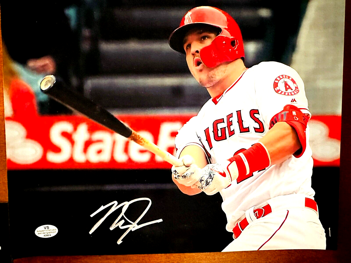 Mike Trout signed mlb Limited Edition x 11