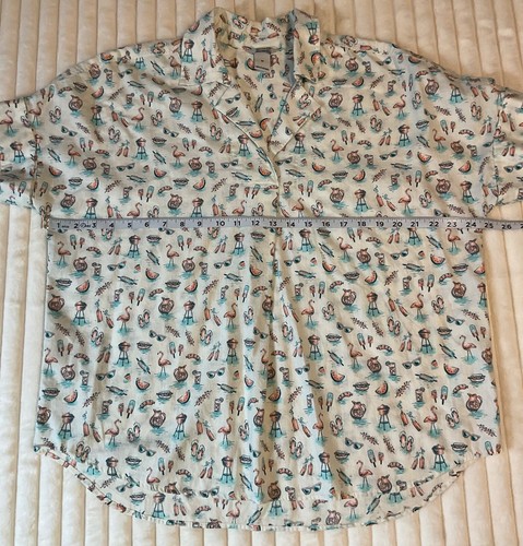 Duluth Trading Women’s Size Medium Campers Lightweight Popover Shirt Top - Picture 3 of 8