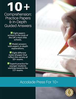 10+ Comprehension: Practice Papers & In-Depth Guided An - Paperback NEW Press, A