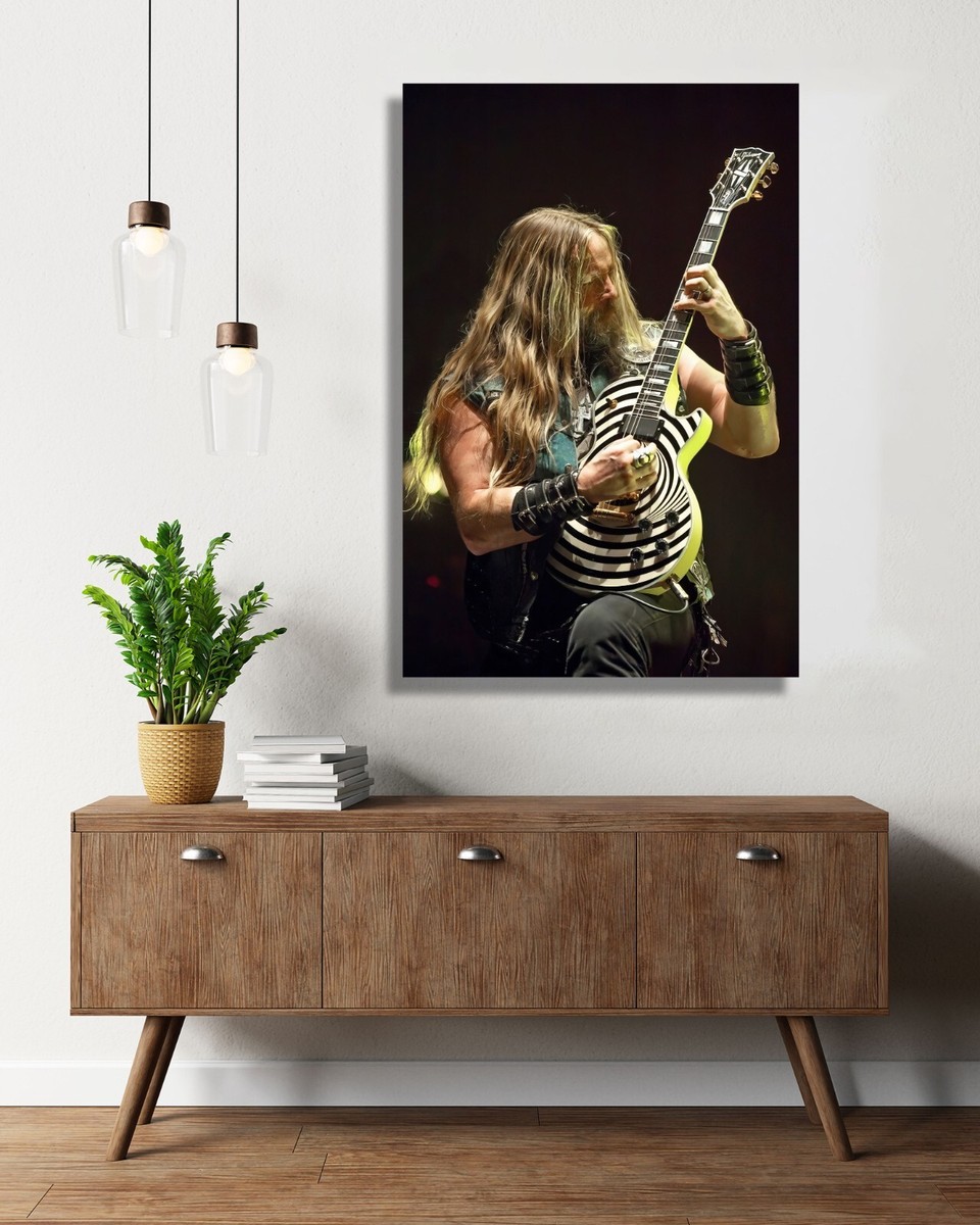 Zakk Wylde Poster 24x36 Inch Photo Rare Print Wall Art Print