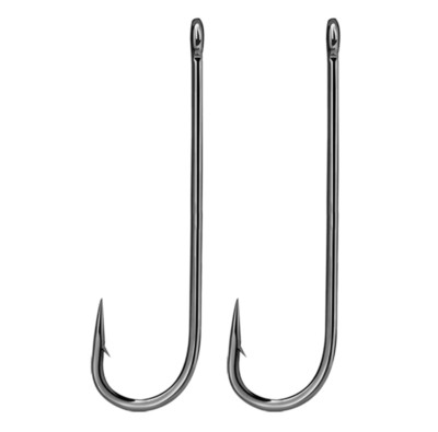 100Pcs/Pack High-carbon Steel Long Shank Lure Hooks Saltwater Fishing Hook 
