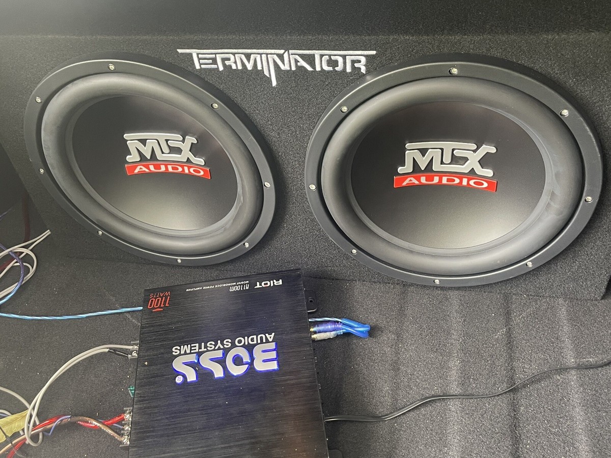MTX Terminator TNE212DV 1000w Dual 12" Subwoofers+Vented