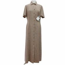 Gil Bret Coordinates Beige Dress. Uk 14 Bnwt