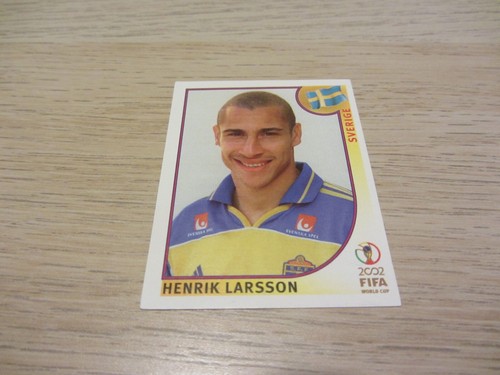Panini World Cup 2002 - Sticker Henrik Larsson Suède #454 - Neuf