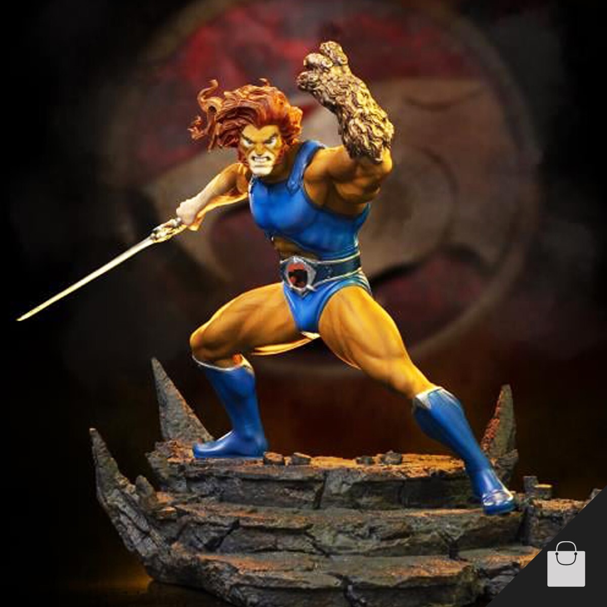 Figurine Thundercats Lion-O 14 Cm – Cosmocats Série 1 – Super 7 – Édition 2025