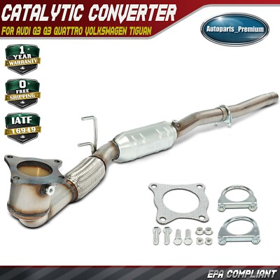 #ad Front Catalytic Converter for Audi Q3 Q3 Quattro 15 18 Volkswagen Tiguan 09 16 $276.18