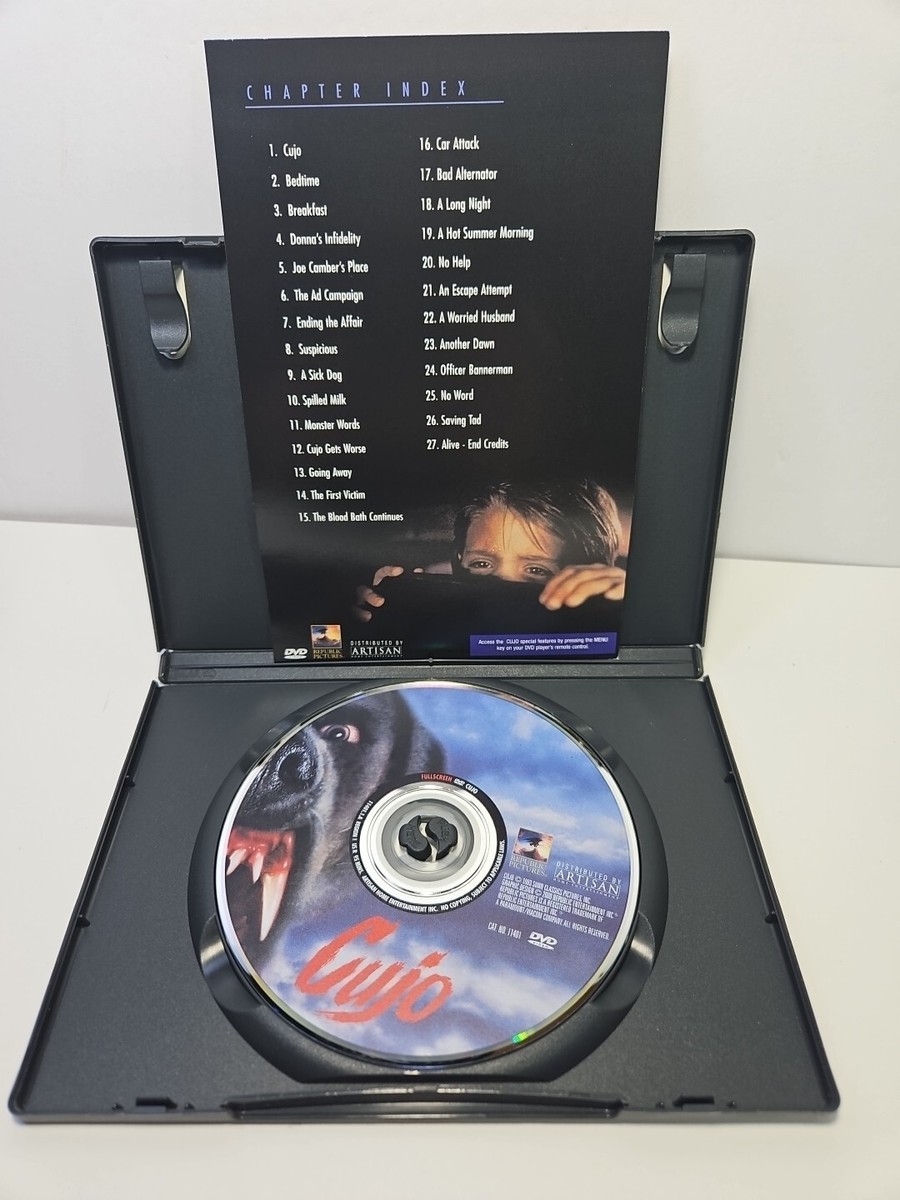 Cujo (DVD, 1983, Insert) Dee Wallace, Ed Lauter, Danny