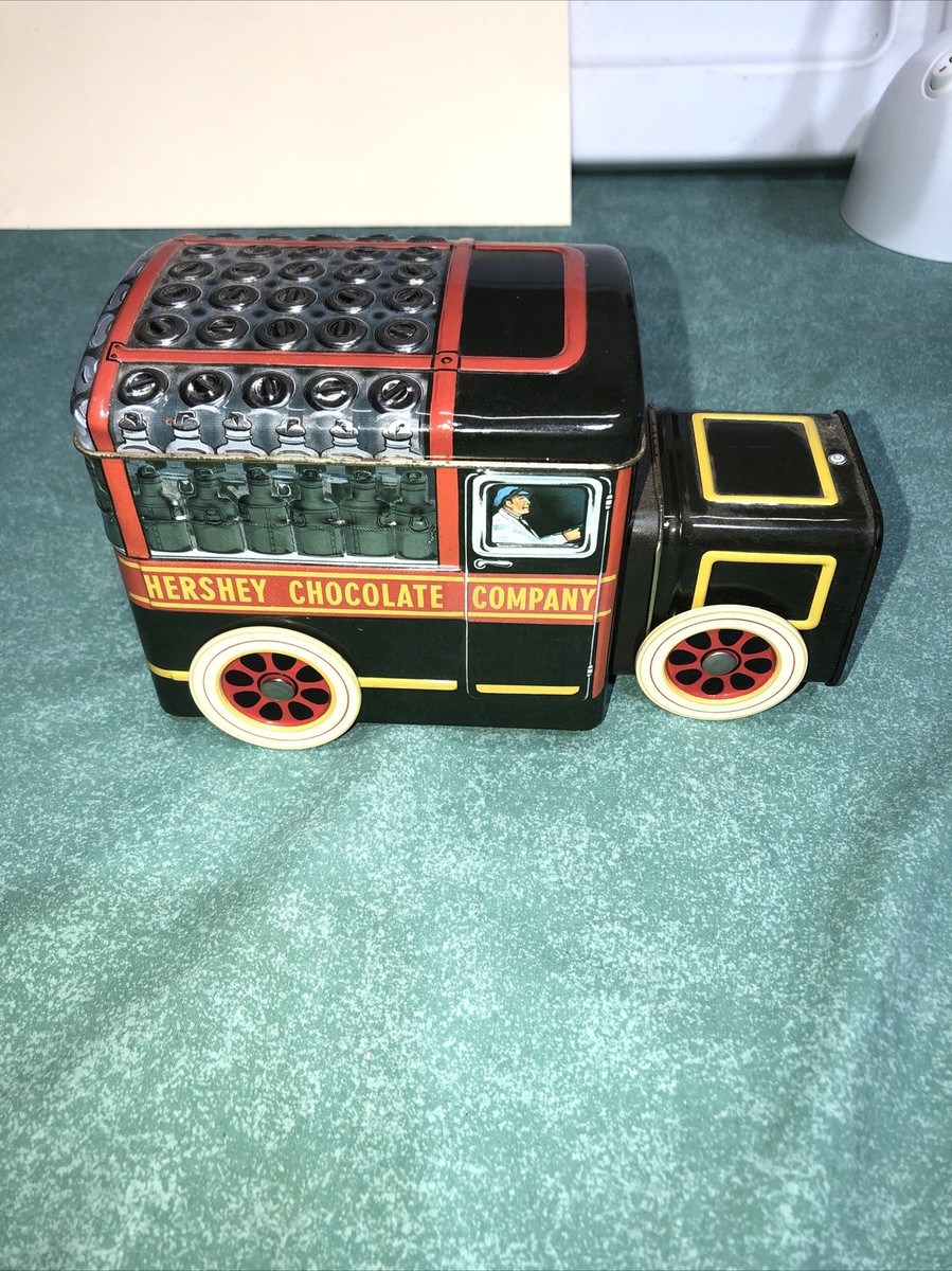 Vintage Hershey Chocolate Company Milk Truck Tin Vehicle Series