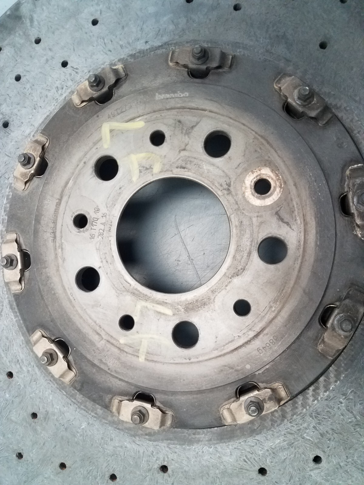 2017 Ferrari GTC4 Lusso Brembo Left Front Ceramic Brake Rotor -* #5020 L6