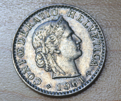 1961 Switzerland 20 Rappen