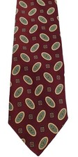 Polo Ralph Lauren Silk Burgundy Necktie USA Vintage