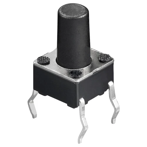 Miniatur-Impulstaster  1xArbeitskontakt  12V/50mAfür Printmontage