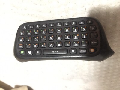 OEM Official Microsoft XBOX 360 Black Keyboard Chatpad Controller Attachment