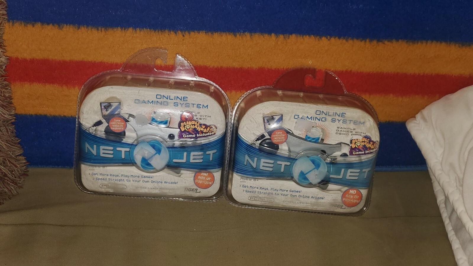 Sistema de juego en línea Tiger Electronics Net Jet (2) SELLADO