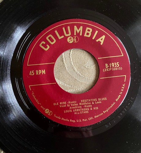 Louis Armstrong And His All-Stars - Louis Armstrong Plays W. C. Handy 45rpm - Picture 5 of 6