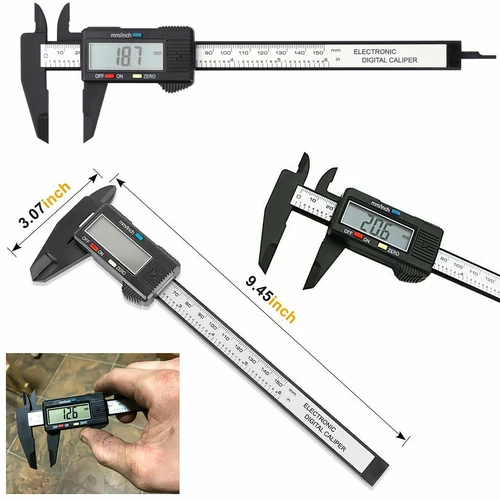 Digital Caliper Vernier Micrometer Electronic Ruler Gauge 6 inch Dial Calipers