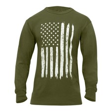 Rothco Distressed US Flag Long Sleeve T-Shirt 10331