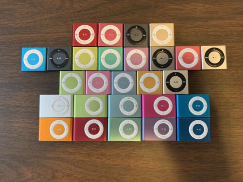 Apple iPod Shuffle 2e, 4e, 5e et 6e génération 1 Go et 2 Go - Toute couleur + génération - Photo 1/32