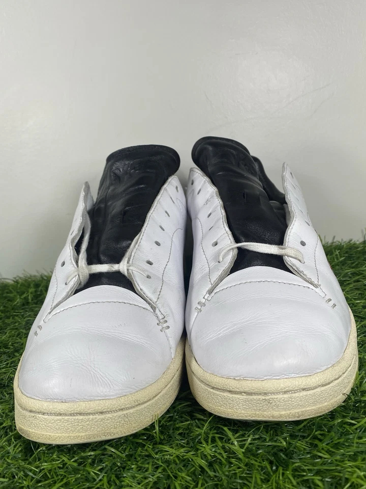 Adidas Y-3 Yohji Court Sport Men’s Size 10.5 White Black Leather FU9189 - Image 4 of 4